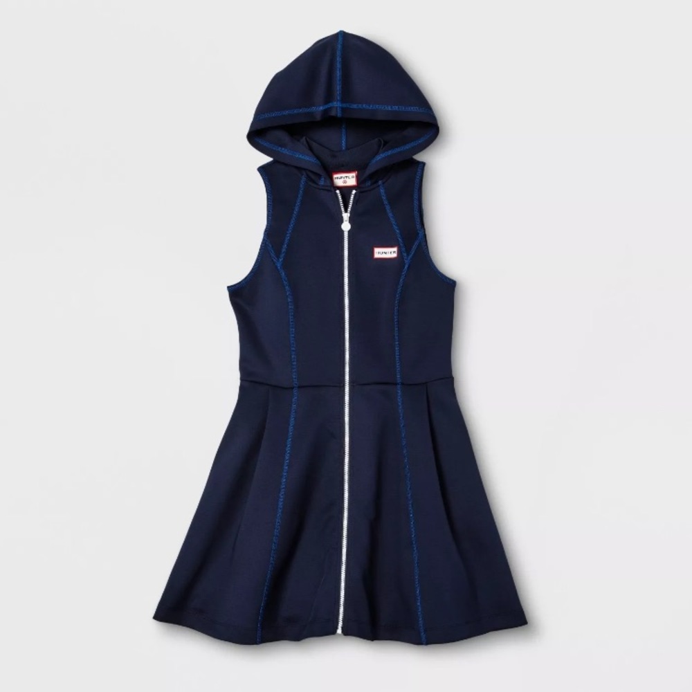Hunter scuba dress navy blue size S NWT